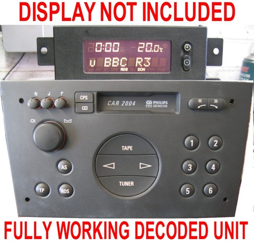 Vauxhall car 2004 radio - car,