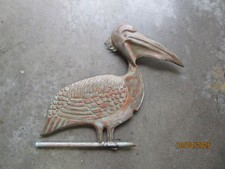 Vintage Pelican Weathervane 23" x 18"