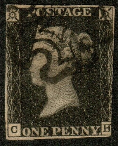 1840 penny - , (ch)