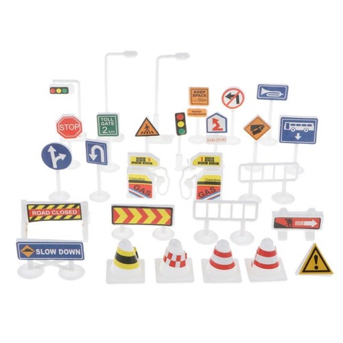 Sets english road signs - of,