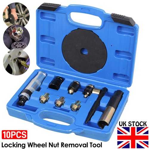 Locking wheel nut removal - wheel,