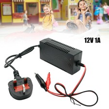 12V 1A Battery Charger Adapter For Kids Car Toy Injusa Peg Perego Feber UK Plug