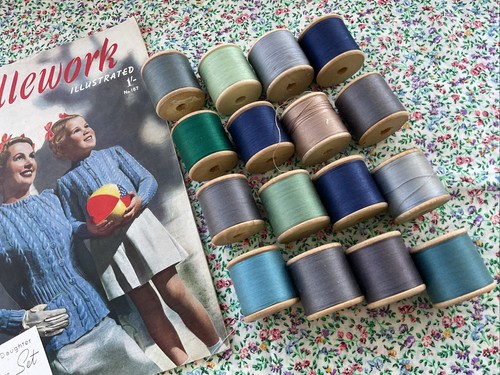 Vintage lustre sewing thread - lustre,