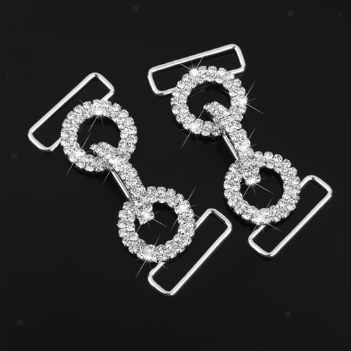 Double ring crystal - ring,