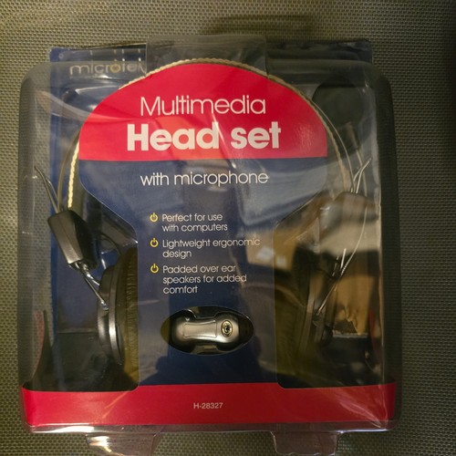 Microtek multimedia head set - microtek,