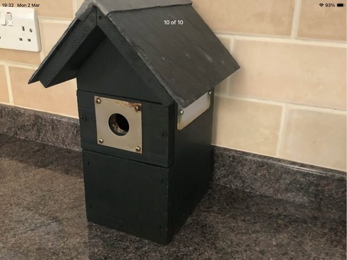 Bird house with camera - with, camera.