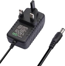 12V 2A Power Supply Adapter, AC 100-240V to DC 12V Power Supply Adapter, 24W Wa