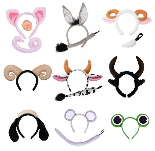 Farmyard animal headband and - animal,