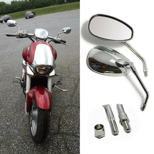 Motorcycle chrome rearview - chrome,