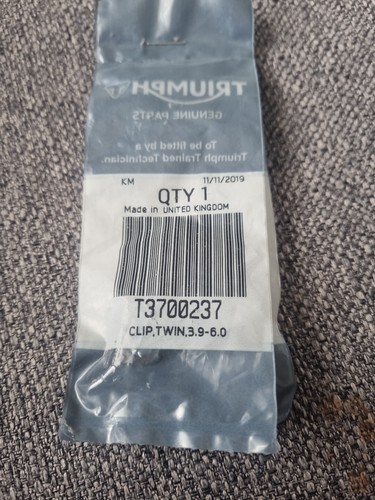 Triumph genuine parts t3700237 - parts,