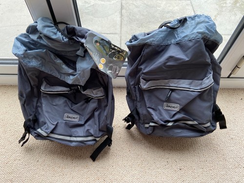 Pair rear bicycle panniers - rear,