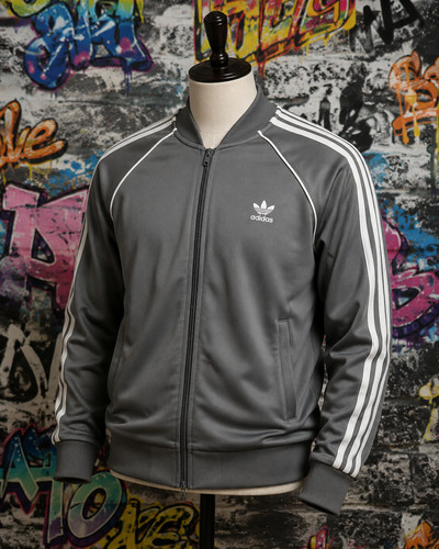 Adidas jacket mens grey - adidas,