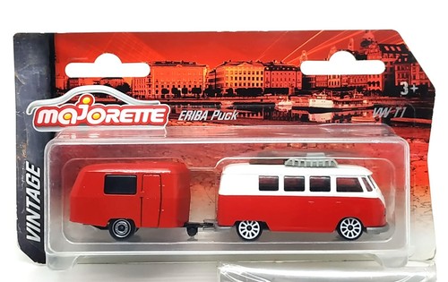 Majorette volkswagen red - volkswagen, t1
