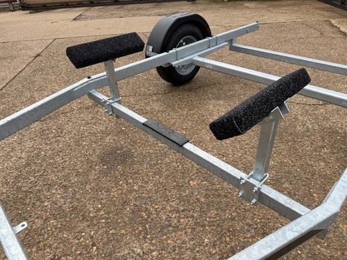 Boat trailer side carpeted - trailer,