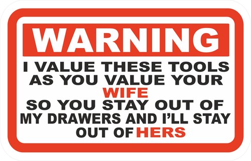 Funny toolbox sticker - funny,
