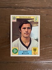 world cup 1970 panini mexico 70 - red/black original - Muller