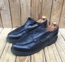 Paraboot Chambord black Leather Men’s casual Lace Up dress shoes UK 10 F USA 11