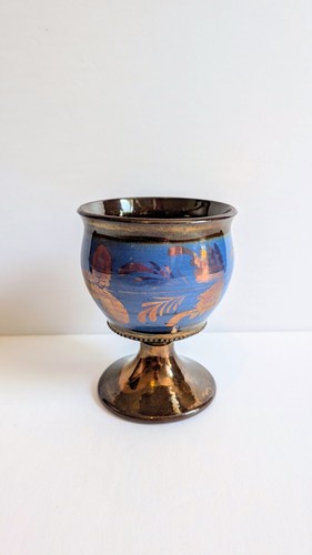 Vintage copper lustre pottery - vintage,