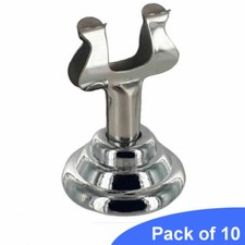 BarBits Chrome Place Card Holder - Pack of 10 Mini Wedding Sign Table Stand Menu