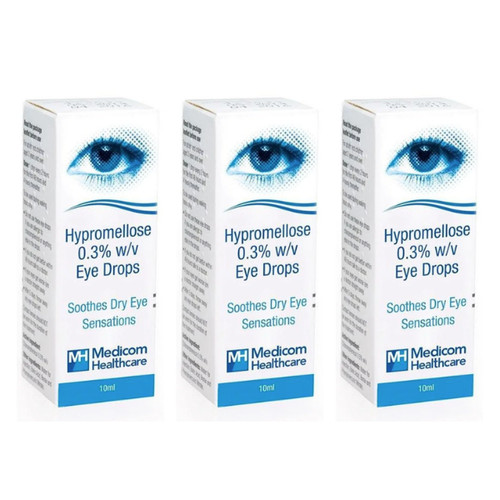 Hypromellose eye drops - 3x,