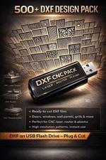 +500 DXF SVG Laser Cut Designs