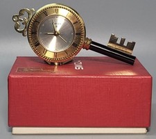 Vintage Swiza 8 Clock Hand Winding Manual Swiss Made Novelty Clock in Box 