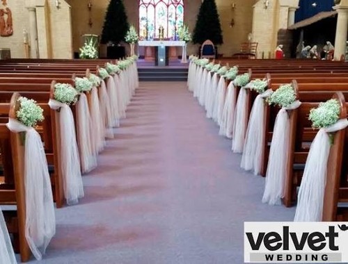 Gypsohilia wedding pew ends - gypsohilia,