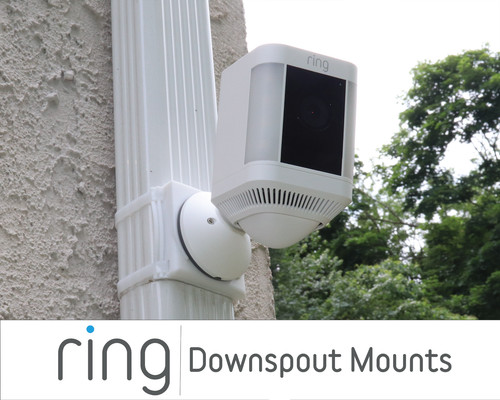 Downspout mount for ring - downspout,