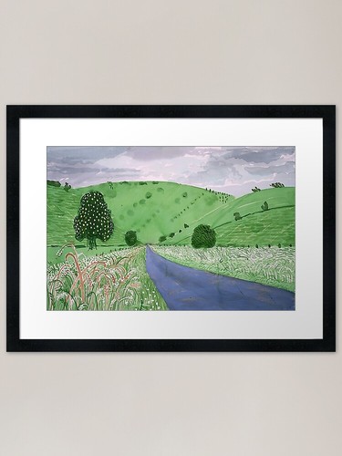 David hockney art green - hockney,