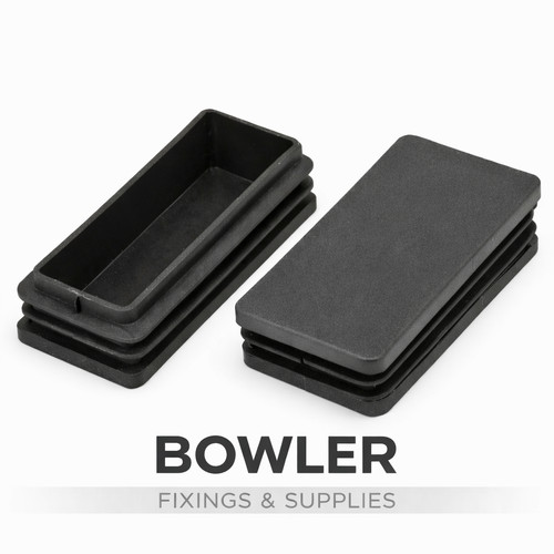 Rectangular plastic end - end, caps