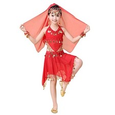 Kids Girls Belly Dance Top