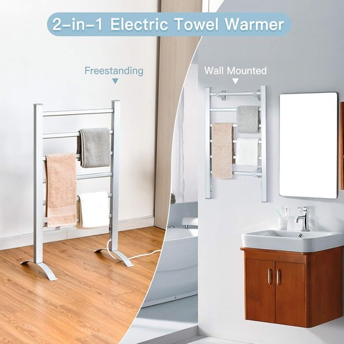 Electric towel warmer - 2-in-1,