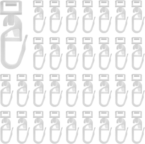 Pcs plastic curtain hooks - 60,