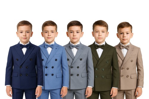Boys slim fit - fit, double-breasted