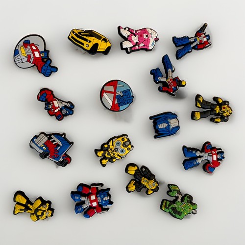 16pcs transformers croc charms - transformers,