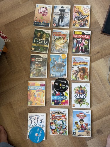 Wii games including call - games, of