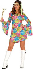 60s Fancy Dress Ladies Hippy