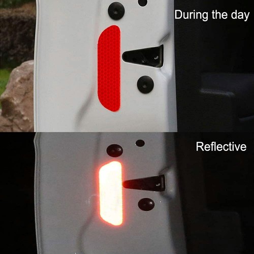 4pcs red reflective - 4pcs,
