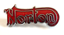 Norton Motorcycle Enamel Lapel Pin Badge Made in England