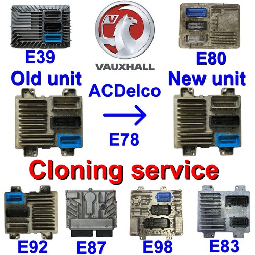 Vauxhall acdelco ecu e98 - e98, e80