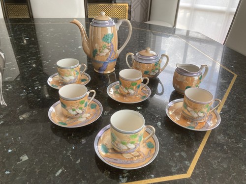 Japanese tea set consisting - tea, of
