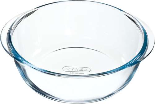 Pyrex prepware round - pyrex,
