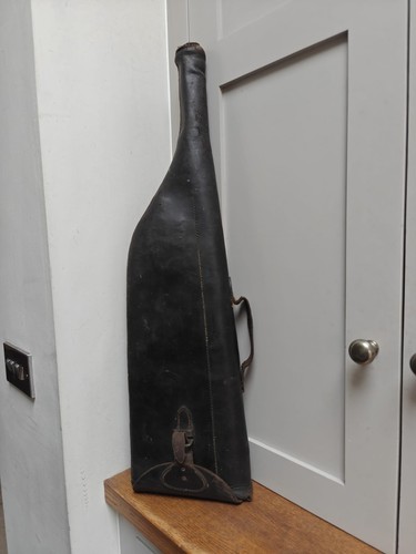 Antique leather shoulder - leather, 'shoulder