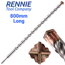SDS Plus Hammer Drill Bits 800mm Long Cross Tip 4 Cutter Turbo Tip 28 30 32mm