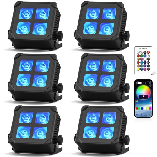 Rechargeable par light rgbwa - par,