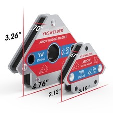 YESWELDER 4-PC Welding Magnets