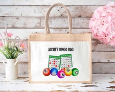 Personalised Bingo tote bag