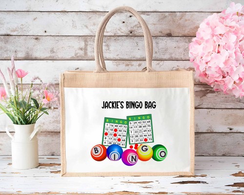 Personalised bingo tote bag - tote,