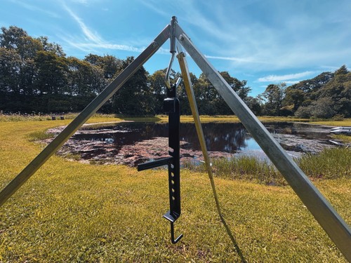 Heavy duty cooking tripod - cooking,