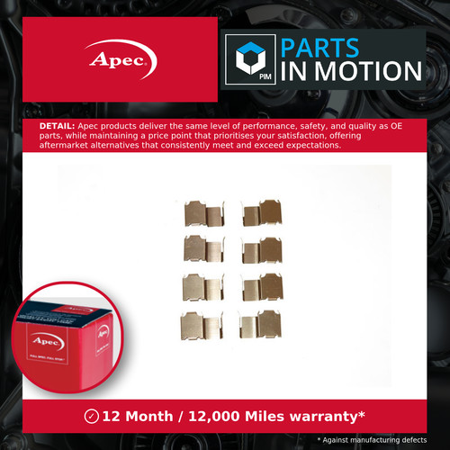 Brake pad fitting - pad, fits